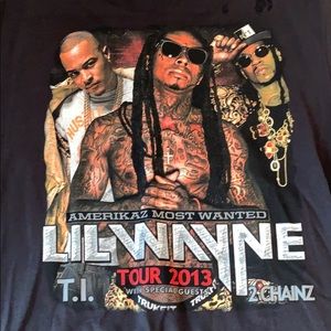 Lil Wayne TI 2 chains tour shirt large